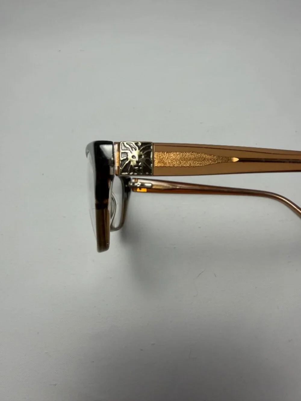 Anne Klein Mocha Tortoise Eyeglasses Frames Only